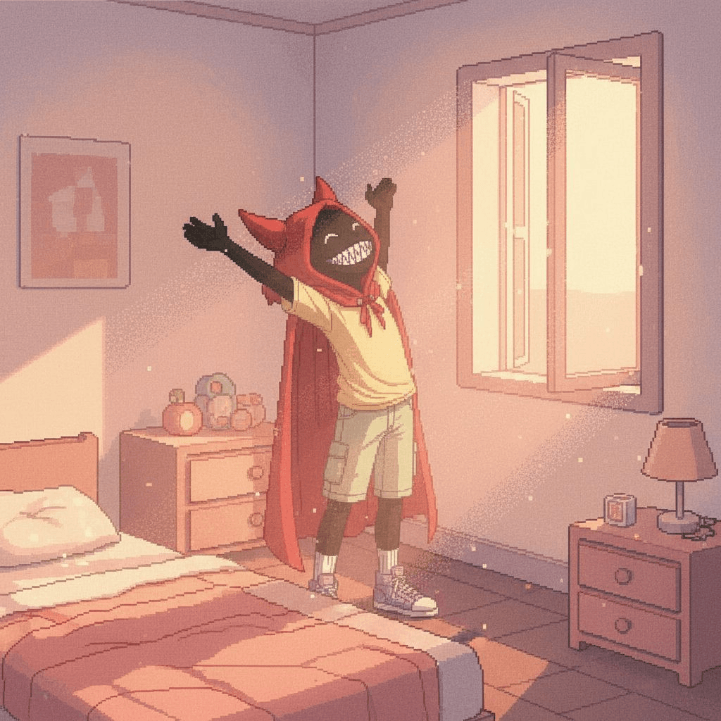 Pixel morning