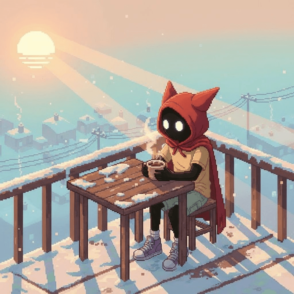 Pixel winter vibe