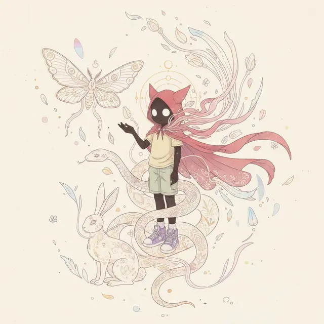 Rabbit, Moth, Snake 02